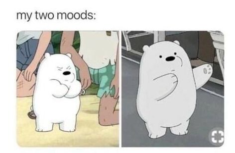 Humour, Cuddling Meme, Ice Bear We Bare Bears, Gif Illustration, Food Makeup, We Bare Bears Wallpapers, Cute Love Memes, Ice Bears, Disney Instagram