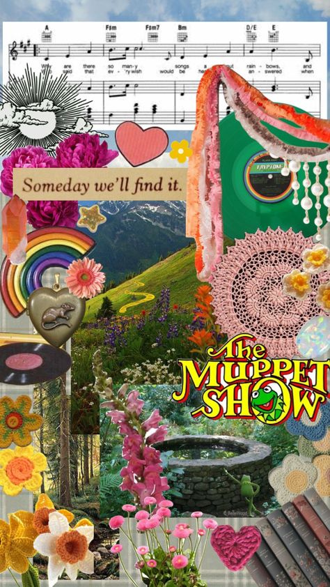 rainbow connection // #muppetshow #muppets #nostalgia The Rainbow Connection, Rainbow Connection, Gremlins, Aesthetic Collage, The Rainbow, Connect With People, Your Aesthetic, Creative Energy