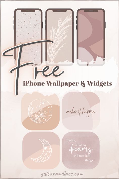 Wallpaper Widgets, Iphone App Icons, Aesthetic Home Screen, Free Phones, Iphone Wallpaper Pattern, Free Phone Wallpaper, Lace Style, Free Iphone Wallpaper, An Aesthetic