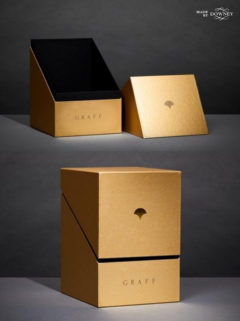 Elegant Product Packaging, Golden Packaging Design, Presentation Box Design, Diamond Packaging Design, Elegant Box Design, Unique Package Design, Elegant Product Design, Brand Box Design, Cool Box Design