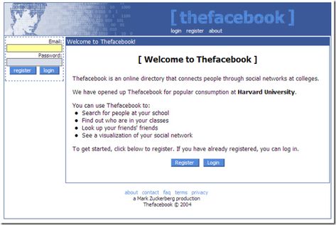 A Facebook account eluded you because your email address didn’t end in .edu | Community Post: 30 Signs You Were A Teenager In The Early 2000s Unusual Facts, Facebook Design, Forbes Magazine, Search People, About Facebook, Rms Titanic, Surprising Facts, Harvard University, Al Pacino