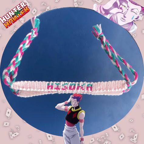 Hunter X Hunter Bracelet, Alpha Bracelets, Anime Diy, Anime Jewelry, Bracelets Patterns, Anime Mix, Bracelet Ideas, Cute Diys, Alpha Patterns