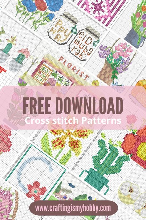 cross stitch patterns Flowers Cross Stitch Patterns Free, Free Floral Cross Stitch Patterns, Cute Free Cross Stitch Patterns, Pattern Cross Stitch Free, Free Cross Stitch Flower Patterns, Beginning Cross Stitch Patterns, Cross Stitch Patterns Free Printable Charts Disney, Creating Cross Stitch Patterns, Farmhouse Cross Stitch Patterns Free