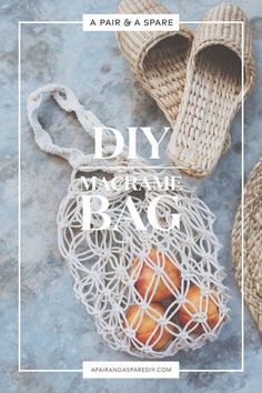 diy-macrame-bag-second-version Diy Bags, Macrame Vegetable Bag Diy, Macrame Tas, Diy Macrame Wall Hanging, Diy Macramé, Koti Diy, Hantverk Diy, Sac Diy, Makramee Diy