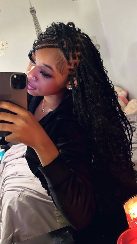 Protective Braids, Locs Styles, Quick Braided Hairstyles, Protective Hairstyles Braids, Braids Hairstyles Pictures, Pretty Braided Hairstyles, Girls Hairstyles Braids, Dope Hairstyles, Loc Styles