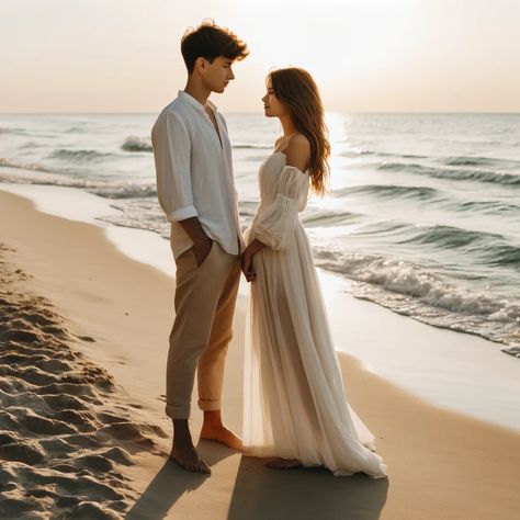 Beach Outdoor Pre-Wedding Photoshoot Capturing Timeless Moments (2) Pre Wedding Beach Photoshoot, Wedding Photoshoot Beach, Couple On A Beach, Sunset Romance, Pre Wedding Photoshoot Beach, Blush Weddings, Wedding Stills, Pre Wedding Photoshoot Outdoor, Sun Setting