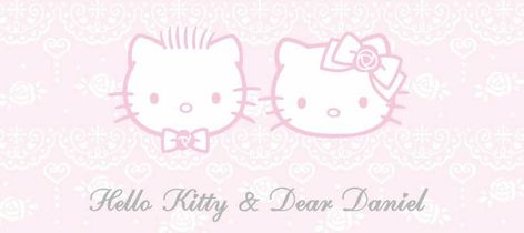 Hello Kitty & Dear Daniel Hello Kitty And Dear Daniel Banner, Hello Kitty And Dear Daniel Laptop Wallpaper, Dear Daniel Hello Kitty, Daniel And Hello Kitty, Dear Daniel And Hello Kitty, Hello Kitty Dear Daniel, Hello Kitty And Dear Daniel, Kitty Couple, Anime Cd