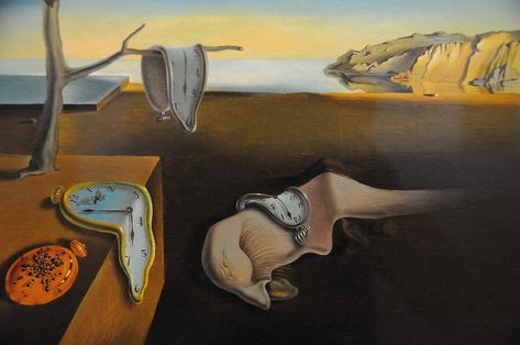 The Persistence of Memory, Salvador Dalí, 1931 The Persistence Of Memory, Salvador Dali Museum, Famous Artists Paintings, Salvador Dali Art, Dali Art, Popular Paintings, Paintings Famous, Famous Art, Modern Artists