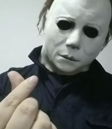 Mickle Myers, Funny Horror Pictures, Memes Terror, Horror Movie Masks, Michael Myers Pfp, Horror Movie Cosplay, Dbd Pfp, Michael Myers Movies, Halloween Horror Characters