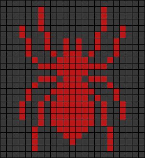 Tapestry Crochet Patterns Spiderman, Spiderman Alpha Pattern Crochet, Crochet Tapestry Spiderman, Spider Man Grid Pattern, Spider Man Crochet Grid, Spider Man Beanie Crochet Pattern Grid, Spiderman Grid Pattern, Spider Man Alpha Pattern, Spiderman Grid