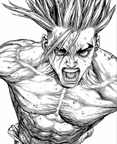 Boichi Manga Art, Realistic Manga, Boichi Art, Manga Pose, Boichi Manga, Ken Rock, Sun Ken Rock, Angel Manga, Poses Manga