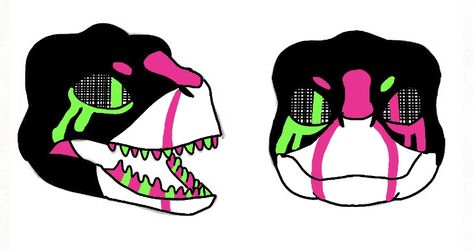 Dino Mask Color Ideas, Dinomask Design Ideas, Therizinosaurus Dino Mask Ideas, Dino Mask Inspiration, Dino Mask Ideas Free To Use, Dino Mask Design Ideas, Dino Masks Ideas, Dino Mask Ideas Drawing, Dino Mask Template