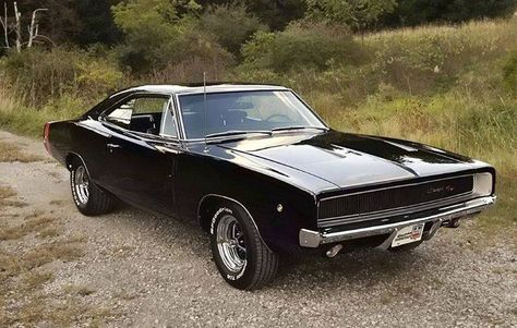 Sweet Dodge Charger 1968, Black Dodge Charger, American Muscle Cars Dodge, 1968 Dodge Charger, Dodge Charger Rt, Vintage Jeep, Charger Rt, Dodge Muscle Cars, Bmw Autos