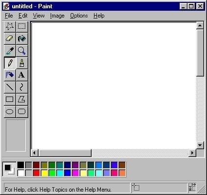 19 Things All '90s Kids Did Out Of Boredom Computer Overlays For Edits, Microsoft Wallpaper, Computer Illustration, Paint Program, Microsoft Surface Book, Microsoft Paint, Photoshoot Backdrops, Paint App, Wallpaper Computer