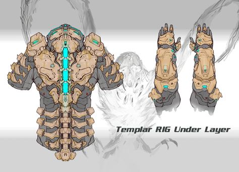 Dead Space Concept Art, Forerunner Halo, Futuristic Military, Space Armor, Superhero Comics Art, Helmet Concept, Cyberpunk Rpg, Power Armour, Futuristic Armour