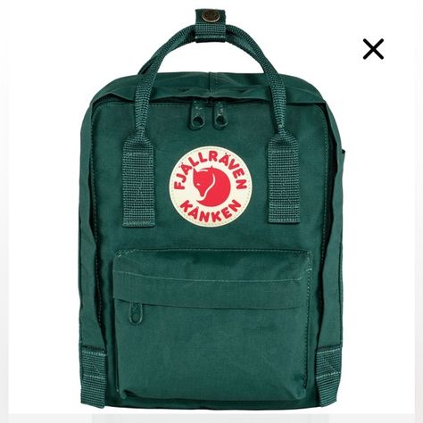 Kanken Sling Shoulder Bag Green Kanken, Kanken Sling, Kanken Mini Backpack, Tiny Backpack, Fjallraven Kanken Mini, Mochila Kanken, Popular Backpacks, Tiny Titans, Green Backpack