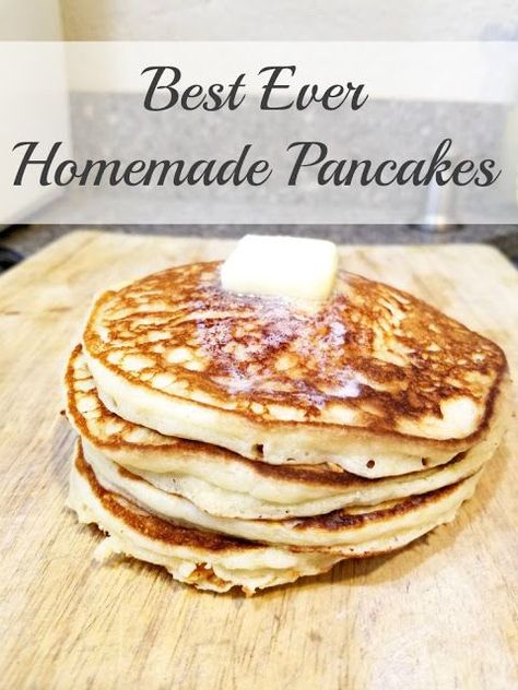 Homemade Pancakes Recipe, Best Homemade Pancakes, Easy Homemade Pancakes, Homemade Pancake Recipe, Best Pancake Recipe, Pancakes From Scratch, Perfect Pancakes, Homemade Pancakes, حلويات صحية