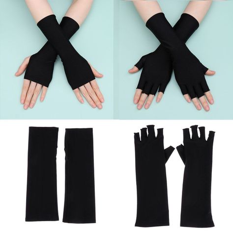 Solid Mittens Long Gloves Half Finger Sleeves Sunscreen Protection Fingerless   Material: Nylon Cloth+Neoprene Length: Fingerless 24cm/Half Finger 27cm Color: Black, White.Nude Item Type: Gloves Gender: Women & Men Package Included: 1 Pair of Gloves Note: 1.Please allow 1-2cm deviation due to manual measurement. 2.Due to the difference between different monitors in each computer, the picture may not reflect the actual colour of the item. Thanks for your understanding * We accept PayPal only.  * We only ship item to your PayPal verified addre * Please make payment asap, then we can arrange shipment for you asap. - Thanks for your bid * We will arrange shipping for you within 24 Hours after payment cleared except the holidays. * If you have changed your address, or want us to ship to another Long Gloves Fingerless, Fingerless Long Gloves, Types Of Gloves, Long Black Gloves, Summer Gloves, Gloves Fingerless, Long Gloves, Easy Trendy Outfits, Black Gloves