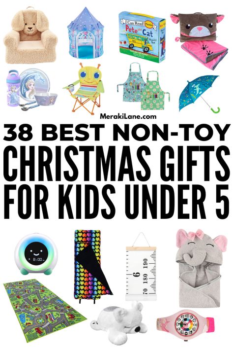 38 Best Non-Toy Christmas Gifts for Kids Under 5 Non Toy Gifts For Kids, Best Christmas Toys, Toddler Apron, Non Toy Gifts, Kids Pop, Gift Ideas For Kids, Toy Gifts, Spark Creativity, Pete The Cat