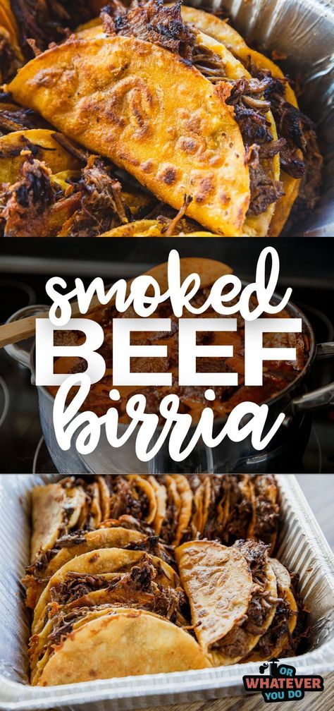 Smoker Cooking, Quesabirria Tacos, Smoked Dishes, Bbq Smoker Recipes, Smoker Recipes Electric, Pellet Smoker Recipes, Traeger Grill Recipes, Outdoor Cooking Recipes, Smoked Food