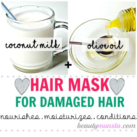 In Asia, coconut milk is one well-kept beauty secret for silky hair. Choose from these three delicious coconut milk hair mask recipes for longer and silkier hair! Hair Mask Diy Curly, Milk Hair Mask, Coconut Milk Hair, Coconut Milk Hair Mask, Milk Hair, Coconut Milk For Hair, Oil For Curly Hair, Mask For Damaged Hair, Coconut Oil Hair Growth