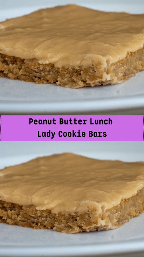 Cookies baked up in a sheet pan are a magical thing – the recipe is simple to make and it feeds a crowd without the hassle of portioning out individual spoonfuls of dough. Our childhood lunch lady knew all the tricks for feeding a hungry crowd, so we’ve taken some inspiration from her with our Pie, Bake Cake, Amazing Desserts, Dessert Bar Recipe, Cookie Bar, Lunch Lady, Peanut Butter Desserts, Bar Recipe, Crinkle Cookies