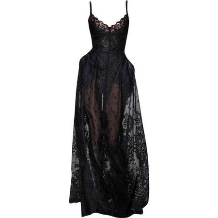 Elie Saab, Elie Saab Dresses, Elie Saab Gowns, Black Lace Gown, Dark Dress, Grad Dresses, Dresses Gowns, Lace Gown, Long Dresses