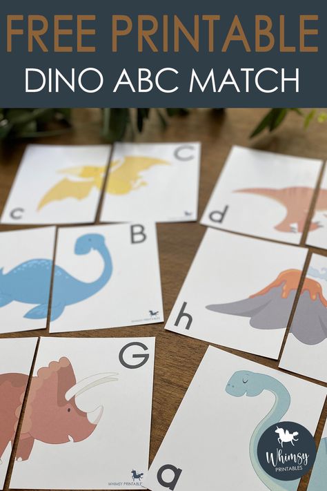 Dinosaur Alphabet Activities Preschool, Dinosaur Abc Free Printable, Upper Lower Case Letter Match, Dino Letters Free Printable, Dinosaur Letters Alphabet Free Printables, Dinosaur Letter Activities Preschool, Dinosaurs Eyfs Activities, Dinosaur Letters Free Printables, Upper And Lower Case Letter Matching