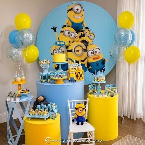 Minion Dessert Table, Minions Birthday Decorations, Minion Theme Decoration, Minions Decorations Party, Minions Theme Party, Minion Birthday Decorations, Minion Themed Birthday Party Decorations, Minion Party Ideas Decoration, Minion Decorations Party