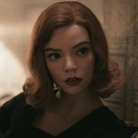 Hair, Gambit Aesthetic, Queen's Gambit Aesthetic, Beth Harmon, Queen's Gambit, Anya Taylor Joy, S S, Red, Pins