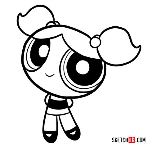 How to draw Bubbles | The Powerpuff Girls How To Draw Bubbles, Easy Steps To Draw, Powerpuff Kızları, Steps To Draw, Bubble Drawing, Disney Character Drawing, Girl Drawing Easy, Cartoon Drawing Tutorial, Easy Cartoon Drawings