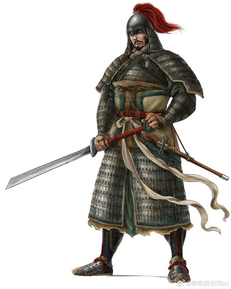 Chinese Warrior Art, Ancient Chinese Warrior, China Warrior, Song Dynasty Armor, Song Dynasty Art, Chinese Armor, Chinese Song, A Knight's Tale, Chinese Warrior