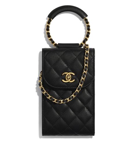 CHANEL Fashion - Spring-Summer 2020 Pre-Collection - Phone Holder with Chain - Reference: AP1262 B02301 94305 - $1,925* *Recommended retail price. Actual price may vary. For legal information please http://services.chanel.com/en_US/policies/legal  http://www.chanel.com/-2AOm Chanel Small Leather Goods, Chanel Phone Holder With Chain, Chanel Phone Bag, Chanel Phone Holder, Tas Hermes, Chanel 2020, Sacs Design, Mode Chanel, Chanel Store