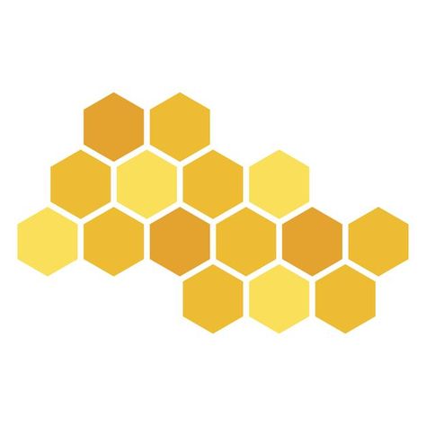 Honey Comb Graphic Design, Honeycomb Shape Design, Honeycomb Design Pattern, Honeycomb Cartoon, Honey Comb Patterns, Honey Comb Drawing, Honeycomb Vector, Honeycomb Drawing, Honeycomb Pattern Design