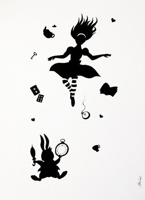 Add to #3 Alice In Wonderland Silhouette, Alice In Wonderland Rabbit, Alice And Wonderland Tattoos, Alice In Wonderland Drawings, Idee Cricut, Wonderland Tattoo, Silhouette Tattoos, Alice And Wonderland Quotes, Wonderland Quotes