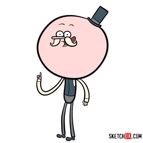 How to draw Pops | Regular Show Thomas Regular Show, Margaret Regular Show, Pops Regular Show, Mordecai Y Rigby, Cartoon Network Art, Easy Drawing Guides, Cartoon Aesthetic, Drawing Guides, Chalk Wall