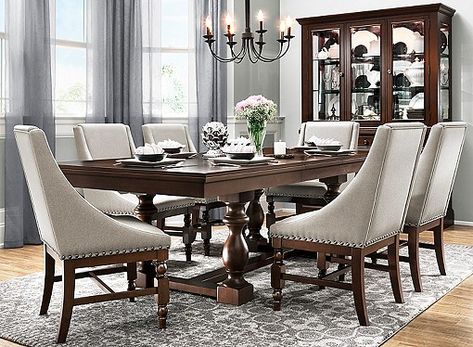 Dining Room Sets, Essen, Dining Table Height, Classic Dining Room, Raymour And Flanigan, Dining Sets Modern, Traditional Dining, Dining Room Table Set, Beautiful Dining Rooms