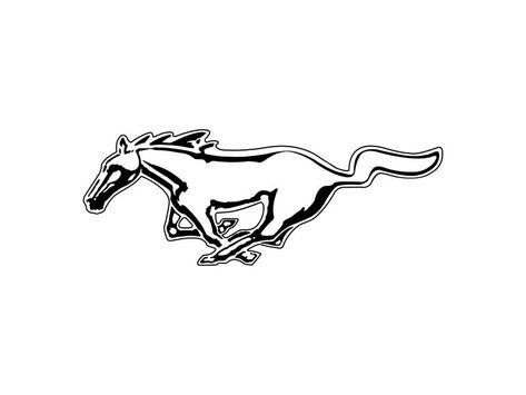 Logos, Mustang Tattoo, Ford Mustang Logo, Black Mustang, Car Brands Logos, Mustang Logo, Mustang Lx, Mustang Car, Vintage Mustang