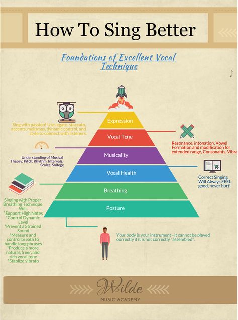 How To Sing Better: Foundations of Excellent Vocal Technique  www.wildemusicacademy.com World-Class Voice, Piano, & Songwriting Lessons over the convenience of Skype! Things To Sing About, Vocal Technique Singing, How To Learn Music, Vocal Lessons Singing, Learning How To Sing, Singing Practice Routine, How To Make Your Singing Voice Better, Voice Lessons Teaching, Vocal Exercises Singing Training