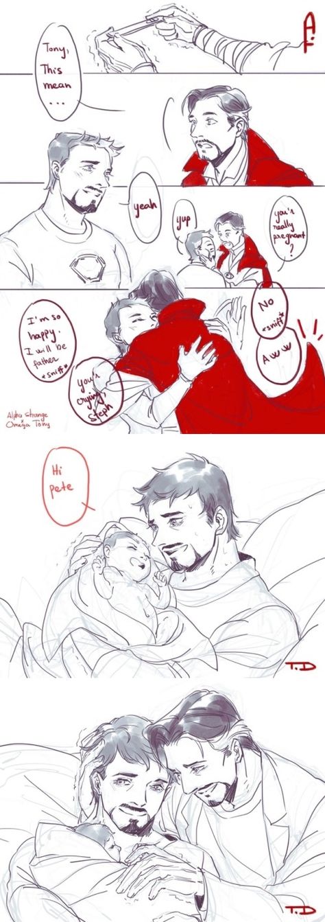 #ironstrange #fanart #comics #marvel #tony #stark #stephen #strange #peter #super #family Marvel Mpreg Fanart, Stephen Strange X Tony Stark Fanart, Ironstrange Mpreg, Stephen X Tony Fanart, Tony Stark Mpreg, Ironstrange Fanart Comic, Supreme Family Fanart, Tony X Strange Fanart, Dr Strange X Tony Fanart