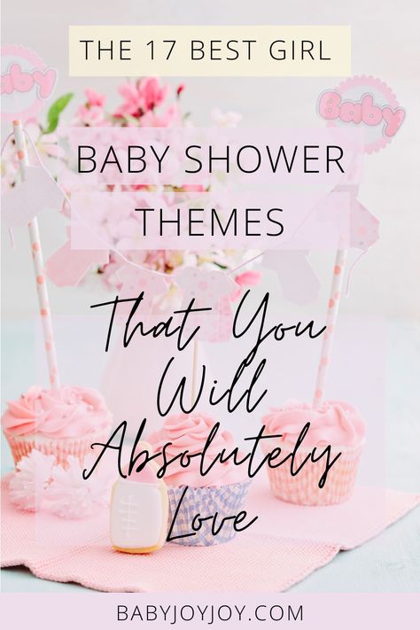 If you’re looking for the best girl baby shower themes, then you’ve come to the right place! From classic flower themes to more modern and trendy decorations, there are so many ways to create the perfect baby shower for the upcoming arrival of your little girl. Check out these ideas for the 17 best girl baby shower themes that you will absolutely adore! #Baby #Babyjoyjoy #Babytips #Babycare #Momlife #Parentingadvice #newmom #babytips #parentingtips #babydevelopment #afterbaby #mommyonpurpose Baby Shower For A Girl Ideas, Baby Shower Themes For Baby Girl, Babyshower Ideas For Girl, Baby Shower Ideas Themes Girl, Sweet Baby Girl Baby Shower Theme, Baby Showers For Girls Themes, Baby Shower Girls Theme, Baby Shower Theme Ideas Girl, Baby Shower For Girls Themes