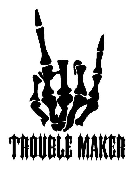 Digital Download Tattoo Style trouble Maker – Etsy Trouble Maker Tattoo, Broke Chains Tattoo, Mens T Shirt Print Design, Vinyl Decals Cricut, Shirt Svg Designs, Tattoo Svg, Theme Tattoo, Print Screen, Funny Decals