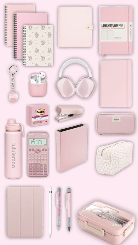 Check out josephineissilly's Shuffles pink school supplies📓🎀~ #coquetteaesthetic #coquette #pinkpilatesprincess #pinkpilatesprincess #pink #outfitinspo #beauty #preppy #preppyfit #preppyaesthetic #fyp #fypshuffle #pinkaesthetic #school Matching School Supplies, Cute Belongings, Pink School Supplies, Teen Accessories, School Wishlist, School Backpack Essentials, Preppy School Supplies, Pretty School Supplies, Everyday Bag Essentials