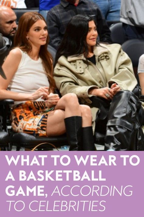 Use these 12 outfits as inspiration the next time you're struggling to find the perfect look. #fashion #style #ootd Celebrity Nba Game Outfit, Celebrities Basketball Game Outfit, Courtside Basketball Outfit, Celebrities In Basketball Games, Celebrity Sports Game Outfit, Outfit For A Basketball Game, Court Side Outfit Basketball Games Women, Celebrity Basketball Game Outfit, Court Side Basketball Outfit