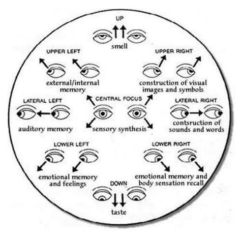 Eye directions and their meanings Writing Tips, Writing Prompts, Yoga Poses, Psychology Facts, A Guide To Deduction, Reading Body Language, Visual Memory, Body Language, Writing Inspiration