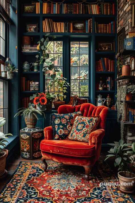 Eclectic Decor Ideas: Infuse Your Space with Unique Style and Vibrancy - Puqqu Green Maximalist Living Room, Boho Living Room Green, Maximalist Decor Small Spaces, Antique Eclectic, Eclectic Maximalist Decor, Art Nuevo, Vintage Decor Ideas, Repurposed Decor, Baroque Decor