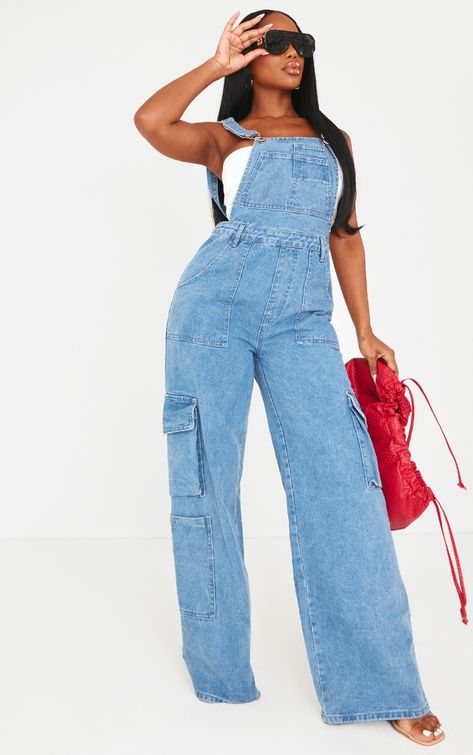 Blessed with a body like an hourglass Good for you girl. PLT Shape is designed with you in mind, with a few figure and curve enhancing tweaks to give you the perfect fit.   Nail major trends with this shape mid blue wash denim cargo pocket dungarees. These dungarees are brought to you in a mid blue denim wash material with pocket detailing and a cargo style, what's not to love These dungarees are everything and more, we're loving paired with boots and gold accessories for a vibe like no other   Length approx 160cm/63 (Based on a sample size UK 8)   Model wears size UK 8/ EU 36/ AUS 8/ US 4   Model Height - 5ft 6.5 Denim Cargo, You Girl, Cargo Style, Cargo Pocket, Gold Accessories, Dungarees, Pocket Detail, Model Height, Denim Wash