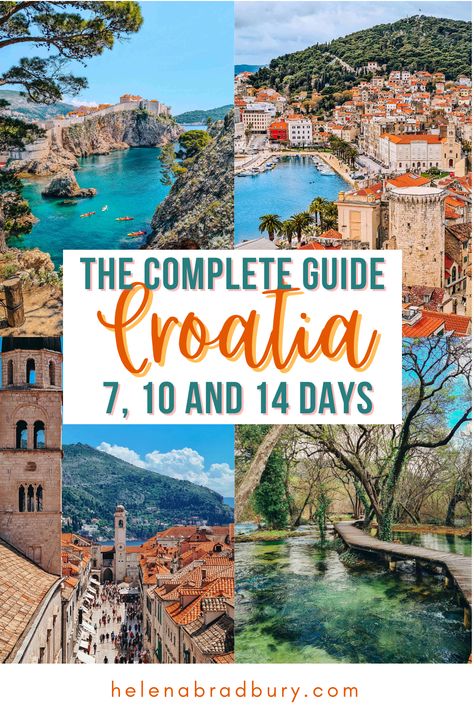 Croatia Greece Itinerary, Croatia And Montenegro Itinerary, Things To Do In Croatia Bucket Lists, Croatia Road Trip Itinerary, 7 Days In Croatia, Croatia Itinerary One Week, Best Places In Croatia, What To Do In Croatia, Trip To Croatia