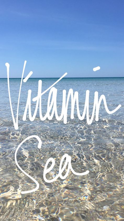 Vitamin Sea Quotes, Quotes Sea, Beach Aesthetics, 2024 Quotes, Sea Quotes, I Need Vitamin Sea, Vision Board Inspiration, Vitamin Sea, Quotes Travel