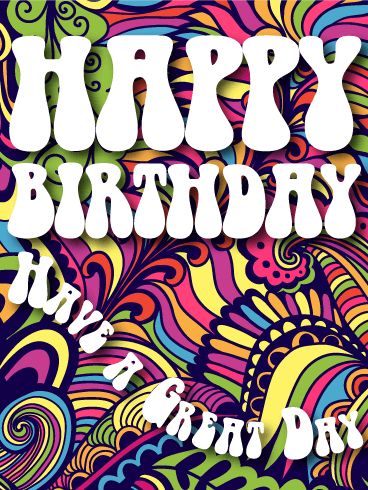 Send Free Hippy Style Happy Birthday Card to Loved Ones on Birthday & Greeting Cards by Davia. It's 100% free, and you also can use your own customized birthday calendar and birthday reminders. Hippie Birthday Wishes, E Birthday Cards Free, Happy Birthday Hippie, Fireworks Birthday, Happy Birthday Fireworks, Happy Birthday Colorful, Birthday Fireworks, Colorful Fireworks, Balloon Card
